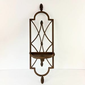 Southern Living At Home Wrought Iron Folding Wall Sconce Candle Holder